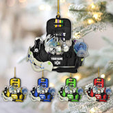 Homedesign Personalized EMT Ornament, Paramedic EMS EMT Ornaments for Christmas Tree 2023, Medical Profession Gifts, Custom EMS, EMT Uniforms Ornament Surgery Medical Hanging Ornament (EM4)